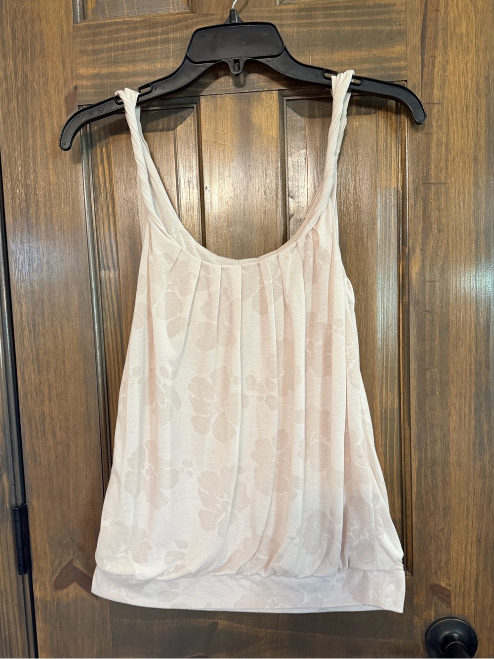 Cream Sleeveless Tank Top